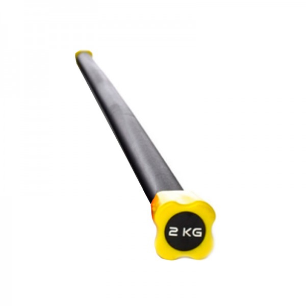 Body Bar zwei Kilogramm (gelbe Farbe)